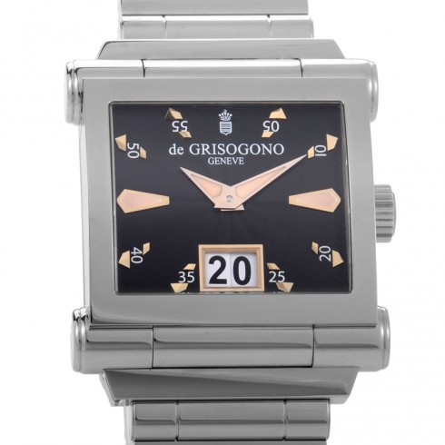 de Grisogono Grande No 3/b 40mm Automatic in Stainless Steel