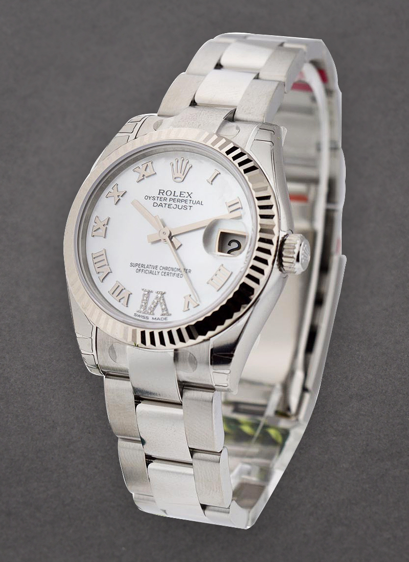 Rolex Unworn Datejust in Steel with Fluted Bezel