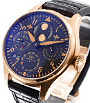 Big Pilot''s Perpetual Bucherer in Rose Gold on Black Leather Strap with Black Dial - Only 250pcs  Made