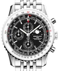 Navitimer 1461 Limited Edition Automatic in Steel Steel on Bracelet with Black Dial