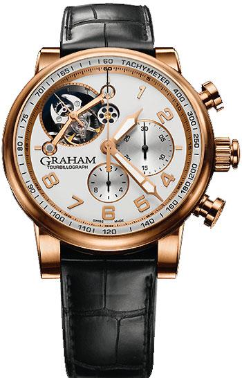 Graham Silverstone Tourbillograph Men's Automatic in Rose Gold