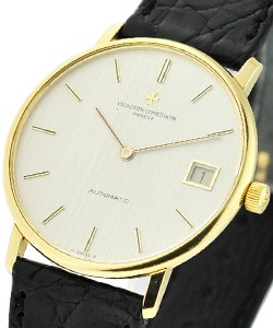 Classic in the Round 34mm Automatic Circa 1980's - Yellow Gold on Strap