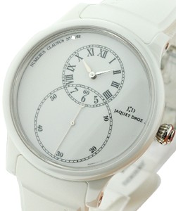 Grande Seconde Ceramique White on Rubber Strap with White Dial - Limited to 88pcs