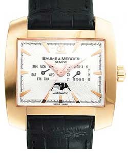 Hampton Spirit XL Automatic in Rose Gold Rose Gold on Black Leather Strap with White Dial