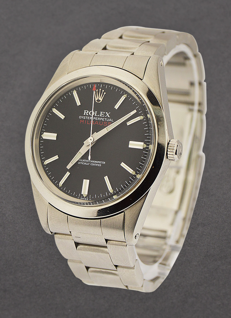 Pre-Owned Rolex Milgauss in Steel