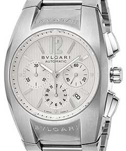 Ergon Large Men's Automatic  Steel on Bracelet with White Vertical Treatment Dial
