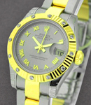 Datejust withSteel with Yellow Gold Fluted Diamond Bezel on Steel and Yellow Gold Oyster Bracelet with Rhodium Roman Dial