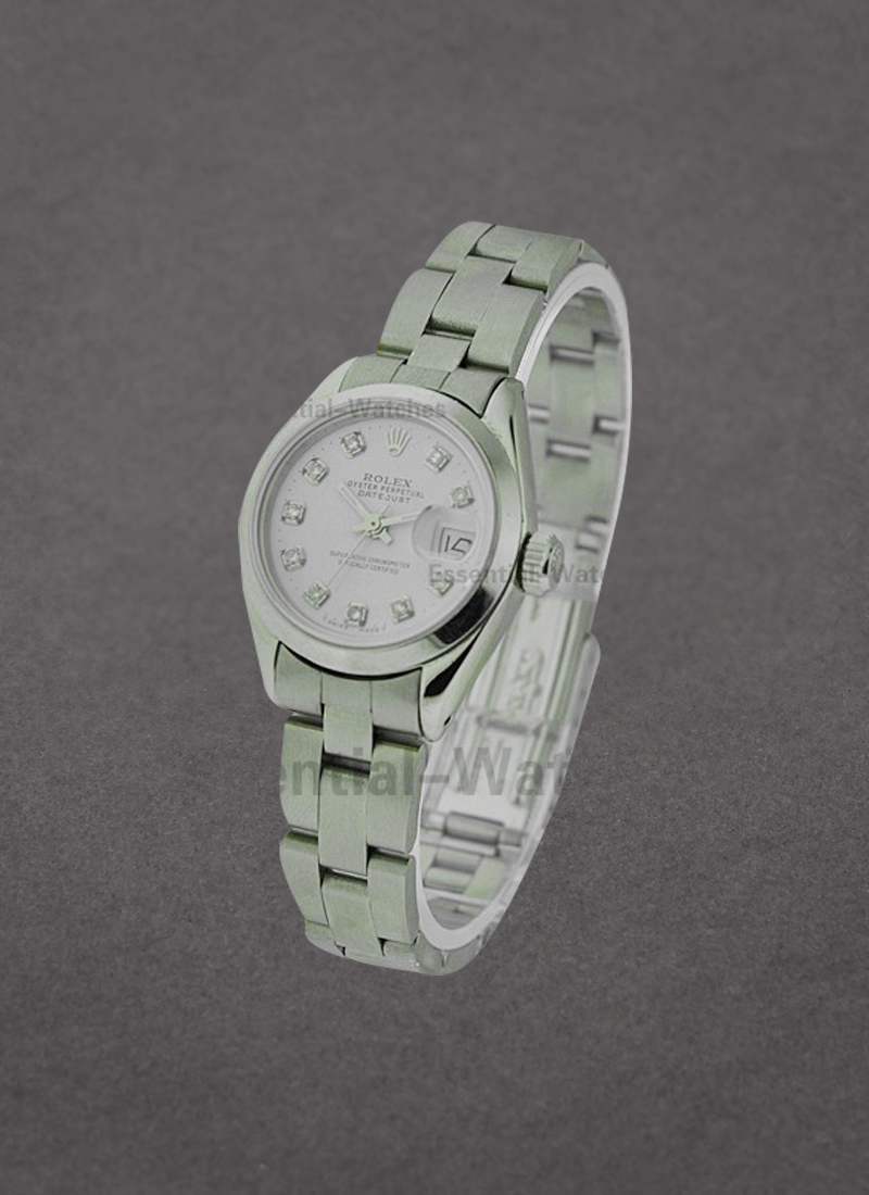 Pre-Owned Rolex Lady's Datejust in Steel with Smooth Bezel