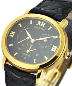 Millenary Kasparov in Yellow Gold - Limited Edition on Black Crocodile Leather Strap with Black Chess Board Dial