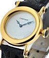 Lady's Small Size Diablo with MOP Dial Yellow Gold on Strap