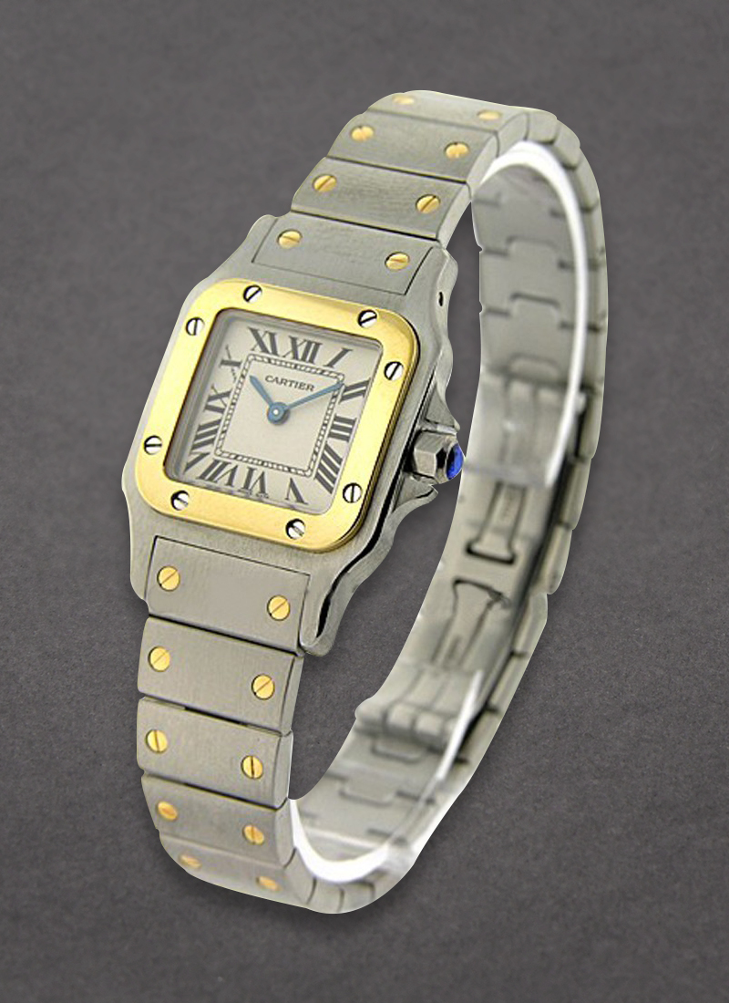 Cartier Santos Square Small Size in 2-Tone