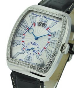 Coupe City Big Date with Diamond Bezel Steel on Strap with Silver Dial - Limited to 360pcs