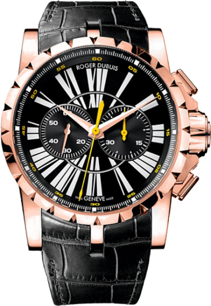 Roger Dubuis Excalibur Schaltrad-Chronograph in Rose Gold