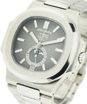 Nautilus with Annual Calendar  5726/1A in Stainless Steel on Steel Bracelet with Black Dial
