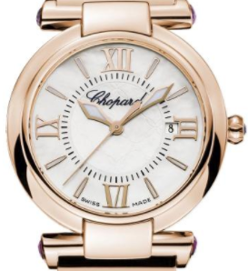 Imperiale - Round 28mm in Rose Gold on Rose Gold Bracelet with MOP Dial