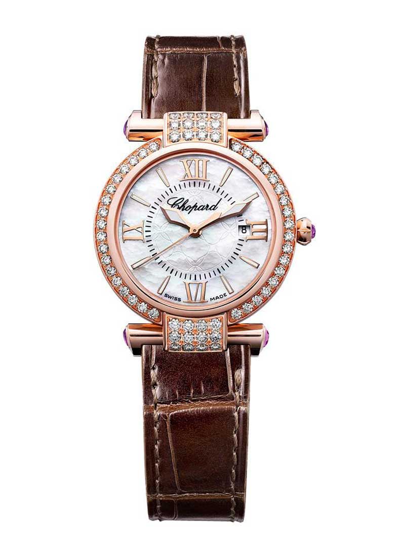 Chopard Imperiale - Round 28mm in Rose Gold with Diamond Bezel