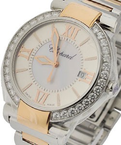Imperiale - Round 40mm 2 Tone with Diamond Bezel Steel & Rose Gold on Bracelet with Silver Dial