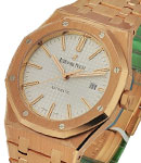Royal Oak  41mm in Rose Gold on Rose Gold Bracelet with Silver Dial