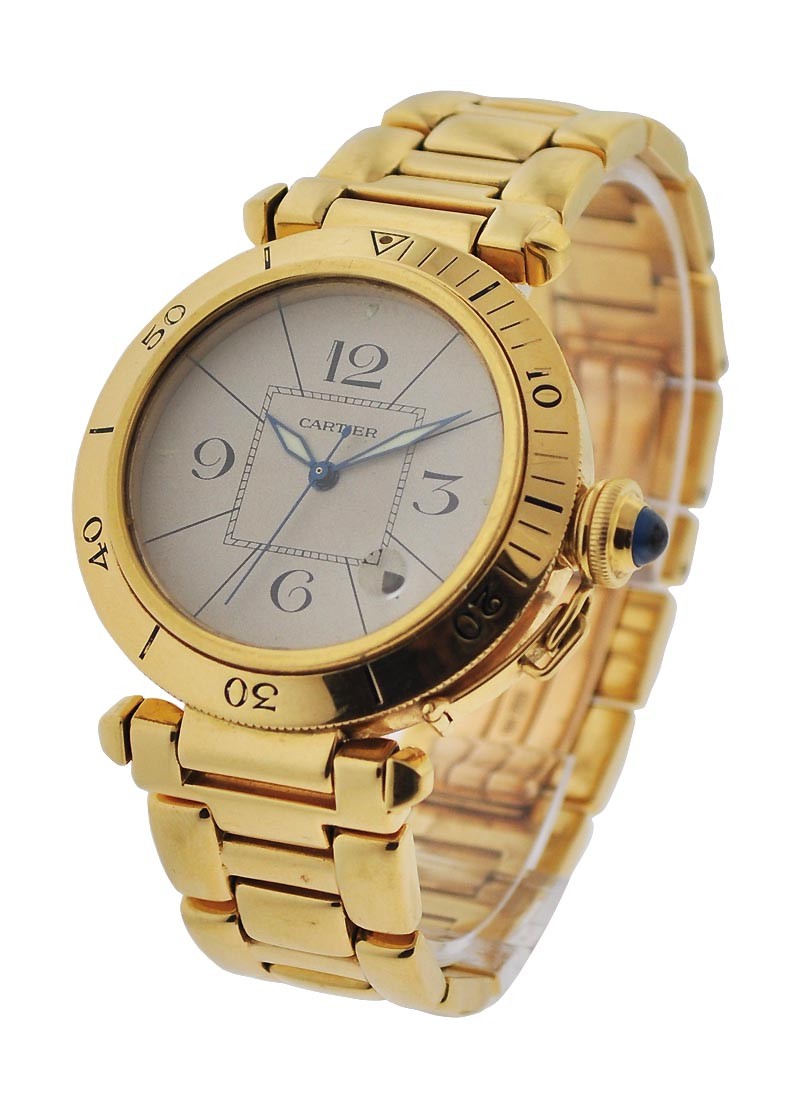 Cartier Pasha 38mm Automatic Yellow Gold