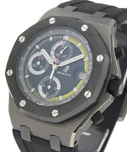 Royal Oak Offshore Sebastien Buemi in Titanium with Ceramic Bezel on Black Rubber Strap with Black Dial - Limited Edition 250