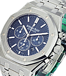 Royal Oak Chronograph 41mm Automatic in Steel on Steel Bracelet with Blue Dial - Special Boutique  Edition