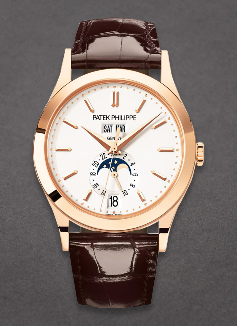 Patek Philippe Annual Calendar with Moon Phase in Rose Gold