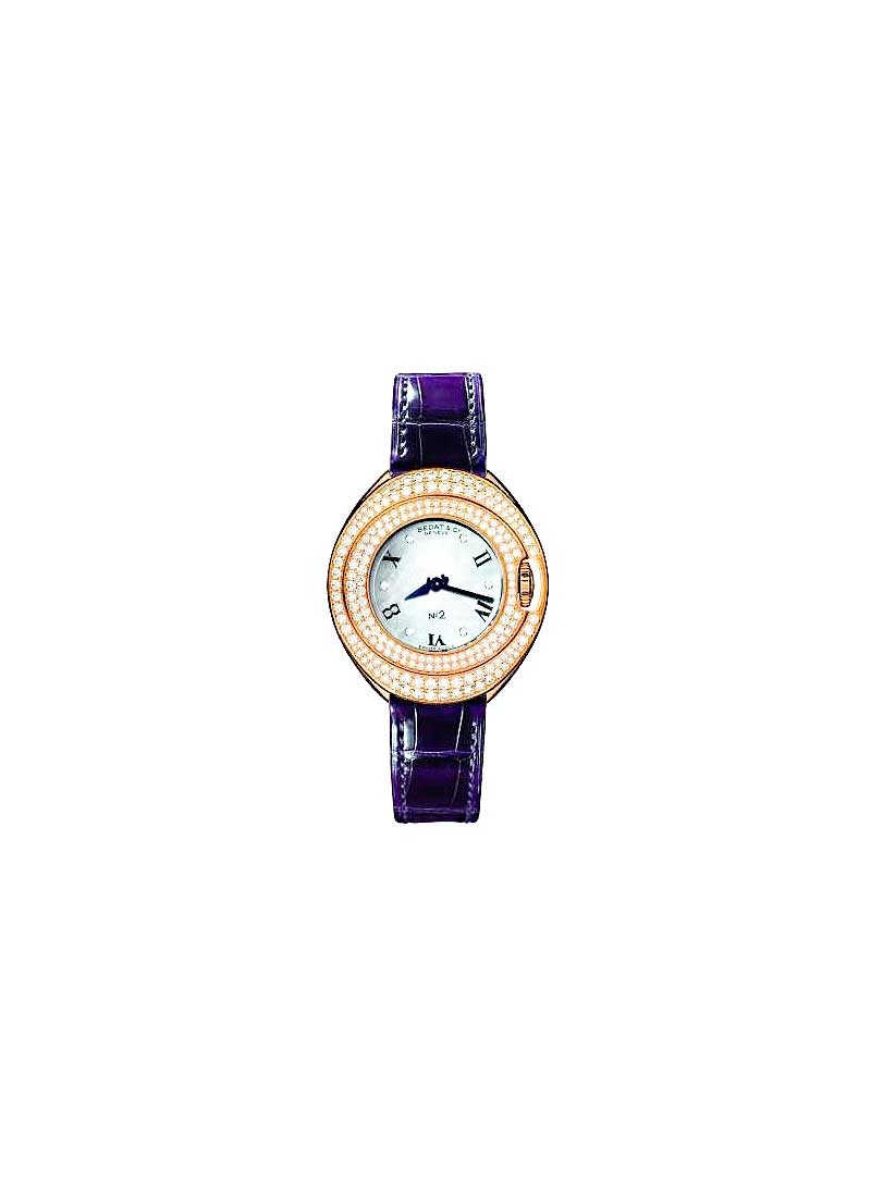 Bedat Bedat No. 2 Lady''s in Rose Gold with Diamond Bezel