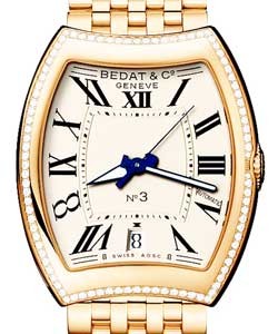 Bedat No.3 in Rose Gold on Rose Gold Bracelet with Opalin Dial