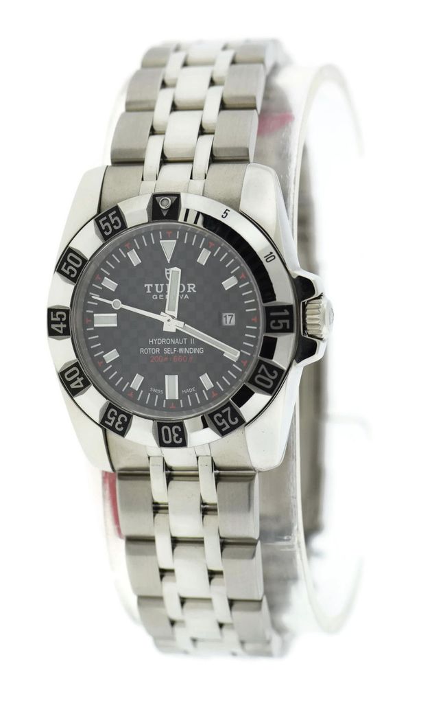 Hydronaut II Ladies Automatic in Steel on Steel Bracelet with Black Dial