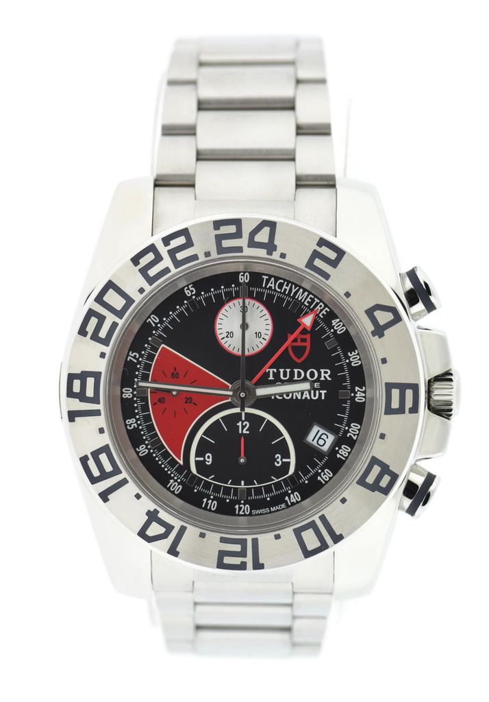 Iconaut Men's Automatic in Steel On Steel Bracelet with Black Dial