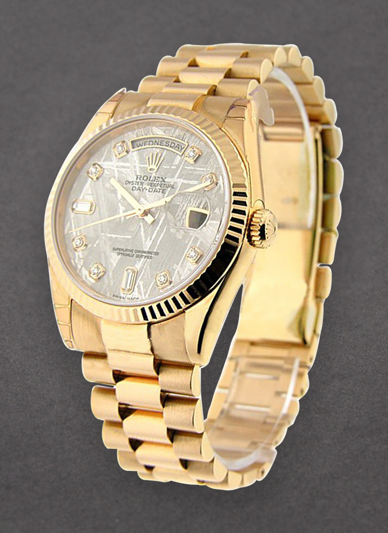 Pre-Owned Rolex Presidential in Rose Gold with Fluted Bezel