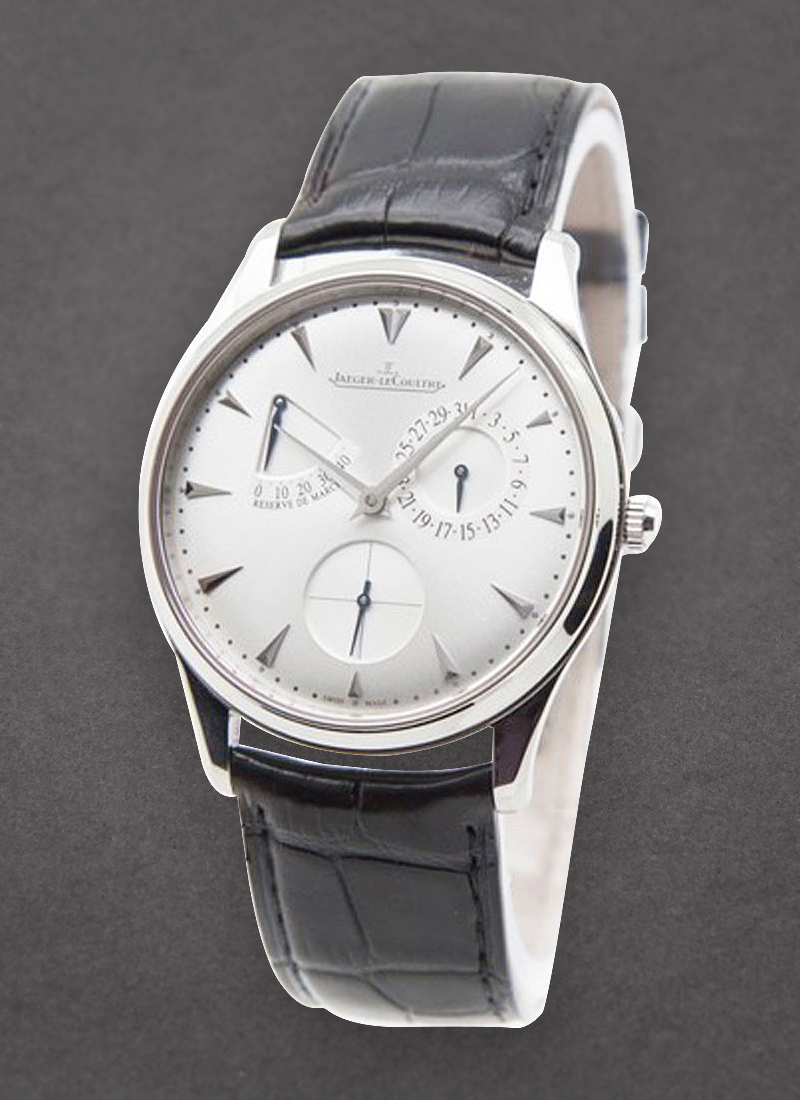 Jaeger - LeCoultre Master Ultra Thin Reserve de Marche in Steel