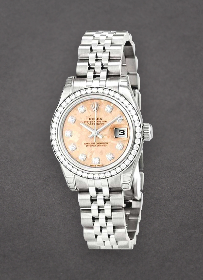 Rolex Unworn Datejust 26mm in Steel with Diamond Bezel