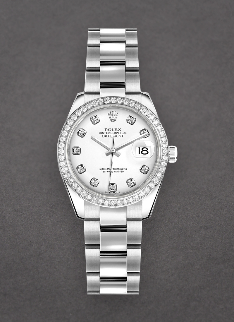 Rolex Unworn Datejust Ladies 26mm in Steel with Diamond Bezel