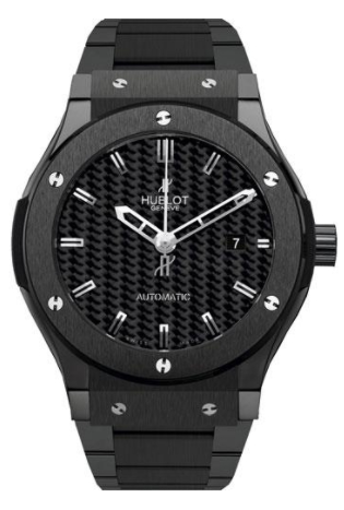 Classic Fusion 42mm - Ceramic  Black Ceramic on Black Ceramic Strap with Carbon Dial