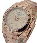 Daytona Cosmograph in Rose Gold On Rose Gold Oyster Bracelet with Ivory Dial