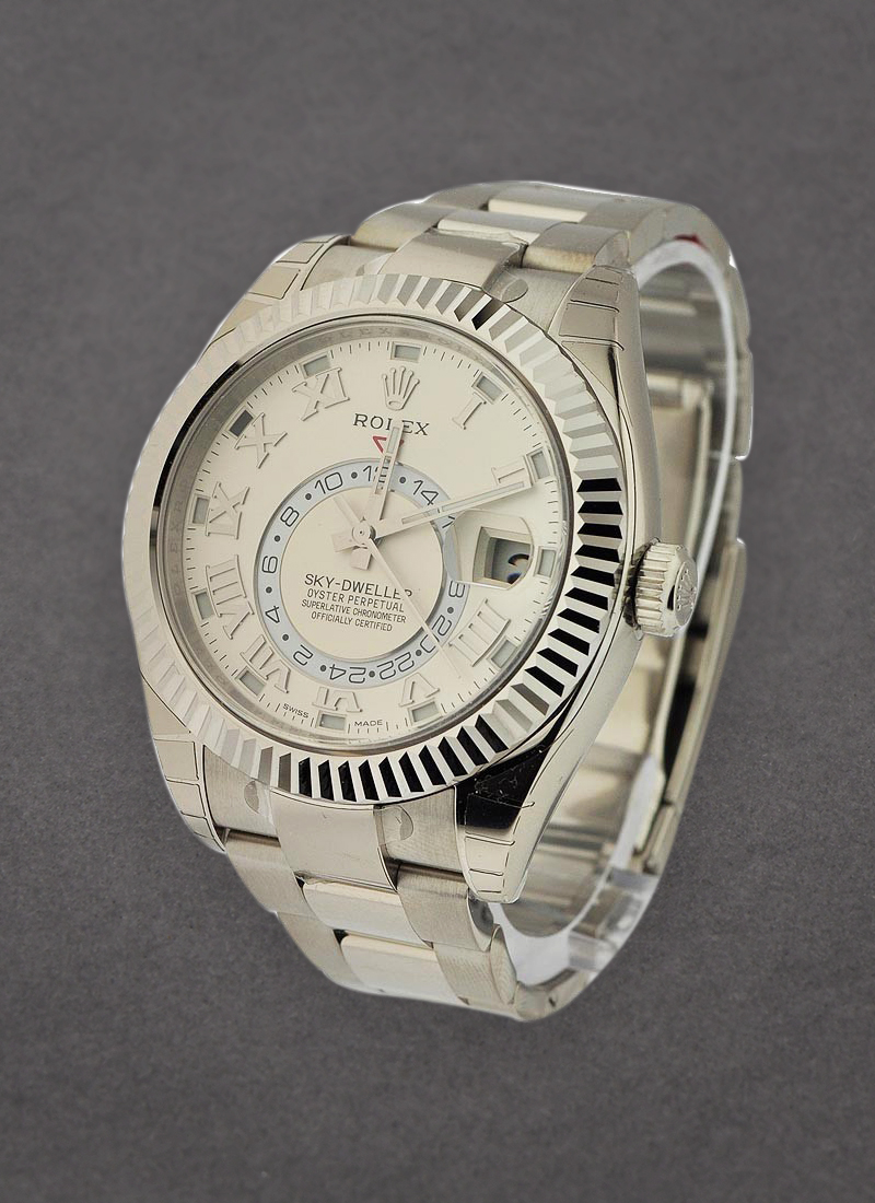 Rolex Unworn Sky Dweller 42mm in White Gold