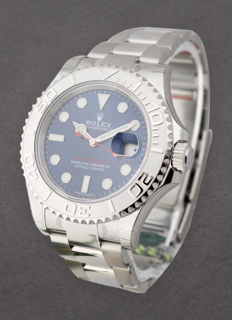 Rolex Unworn Yacht-Master 40mm in Steel with Platinum Bezel