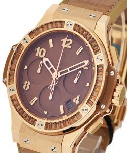 Big Bang 41mm - Tutti Frutti - Camel Carat Rose Gold on Leather & Rubber Strap with Camel Dial