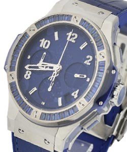 Big Bang 41mm - Tutti Frutti - Dark Blue Carat Steel on Blue Leather & Rubber Strap with Blue Dial 
