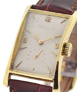 Vintage 1593 Hour Glass Yellow Gold on Strap 
