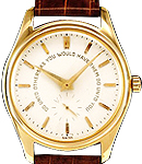 Vintage Calatrava 2526 Men's Automatic in Yellow Gold on Brown Alligator Strap with White Dial