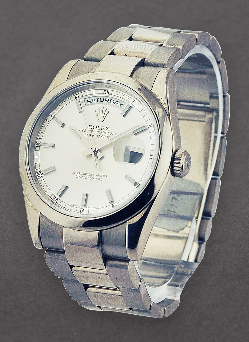 Pre-Owned Rolex President - White Gold - Domed Bezel - 36mm