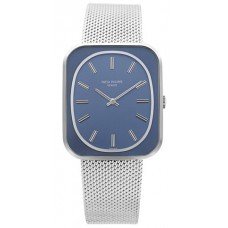 Vintage Ellipse 3582G On White Gold Bracelet with Blue Dial