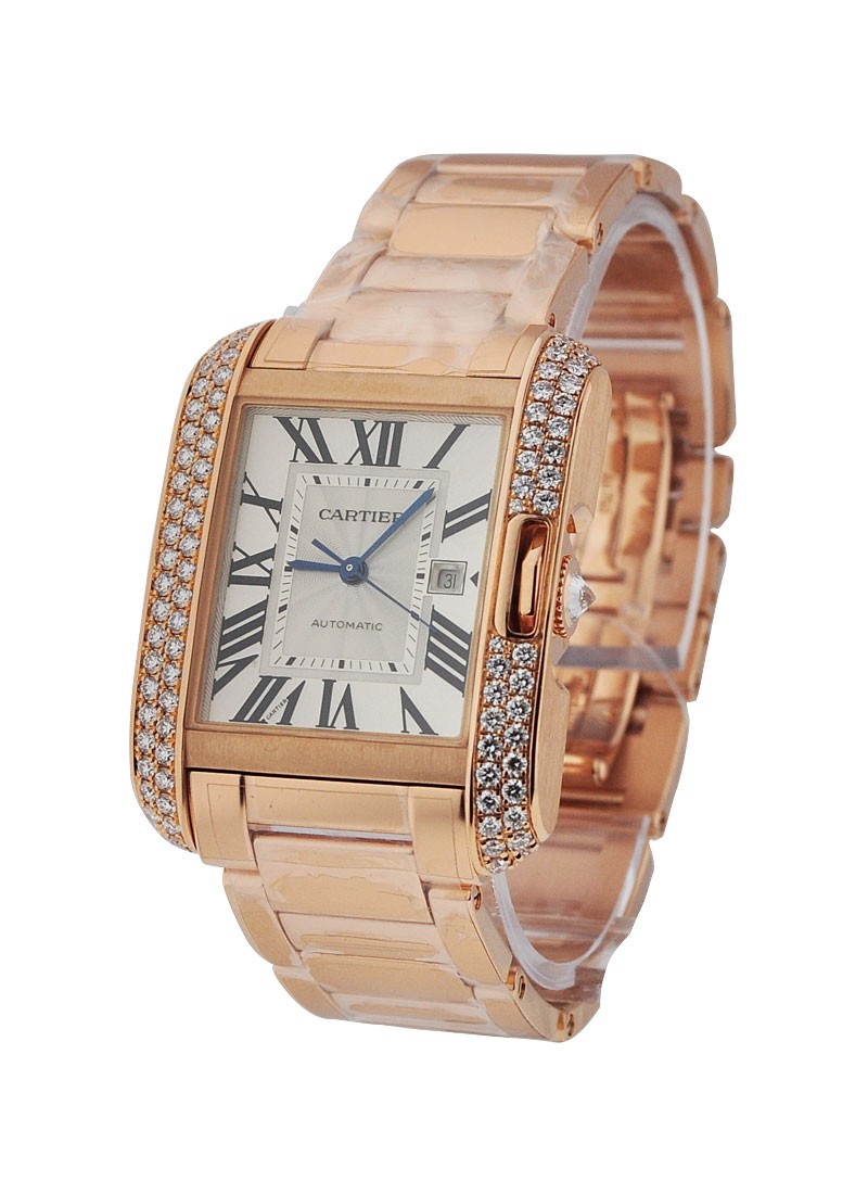 Cartier Tank Anglaise WT100027 Rose Gold Watch