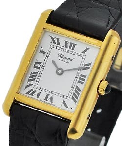 Tank by Chopard Yellow Gold on Strap
