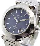 Pasha C with Blue Stick Dial Steel on Bracelet