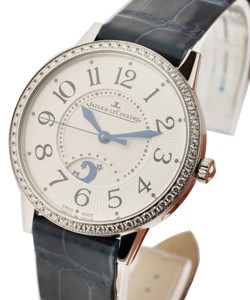 Rendez-Vous in Steel with Diamond Bezel on Strap with Silver Guilloche Dial