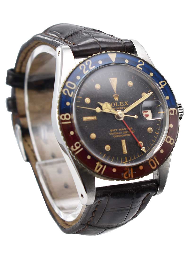 6542_used_bakelite_pepsi Rolex GMT-Master Steel / Gilt Dial / Vintage  Models | Essential Watches