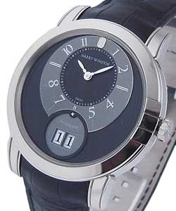 Avenue Square White Gold on Satin Strap with Silver Dial
